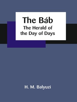 cover image of The Báb